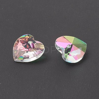 Faceted Glass Charms RGLA-L026-B12-1