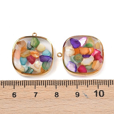 304 Stainless Steel Pendants STAS-C146-02G-02-1