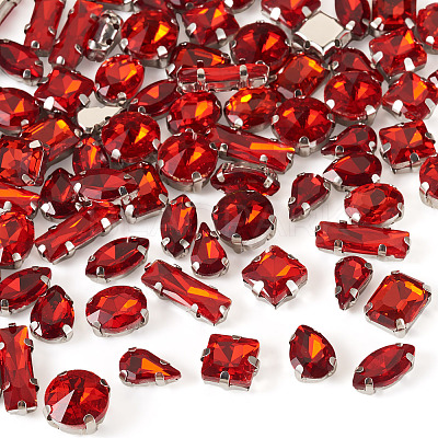80Pcs 8 Styles Sew on Rhinestone RGLA-TA0001-11B-1