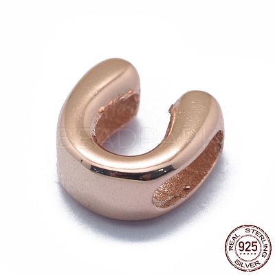 925 Sterling Silver European Beads STER-E064-01U-RG-1