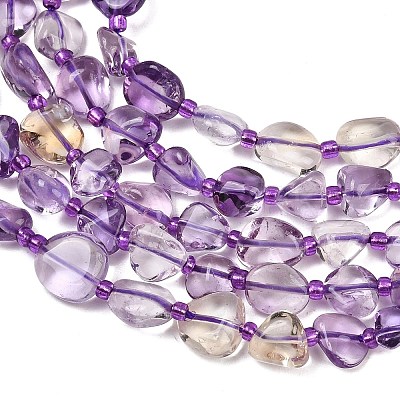 Natural Ametrine Beads Strands GG-CBA3A44-C03-02-1