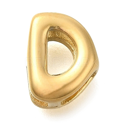 Ion Plating(IP) 304 Stainless Steel Slide Charms STAS-B075-37G-D-1
