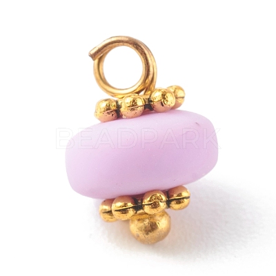 Handmade Polymer Clay Charms PALLOY-JF00747-1