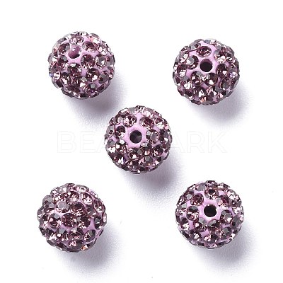 Pave Disco Ball Beads RB-H258-10MM-212-1