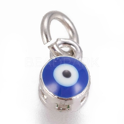 Brass Enamel Charms KK-L188-04B-P-1