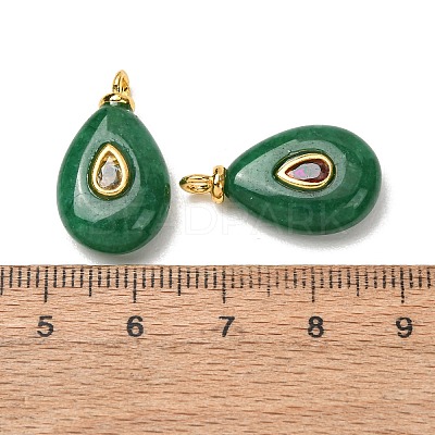 Dyed Natural Malaysia Jade Pendants GG-CBAA798-01G-04-1