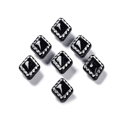 Opaque Acrylic Beads X-OACR-G016-10-1