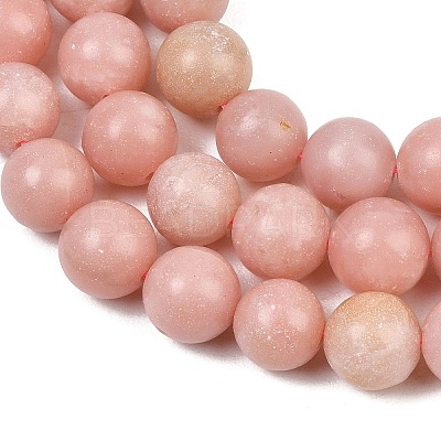 Natural Pink Opal Beads Strands G-G772-02-B-1