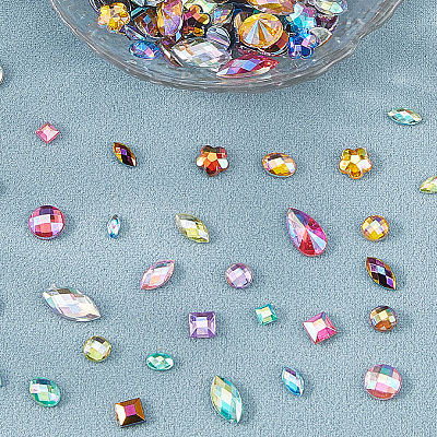 600Pcs Acrylic Rhinestone Cabochons DIY-WH20007-239A-1