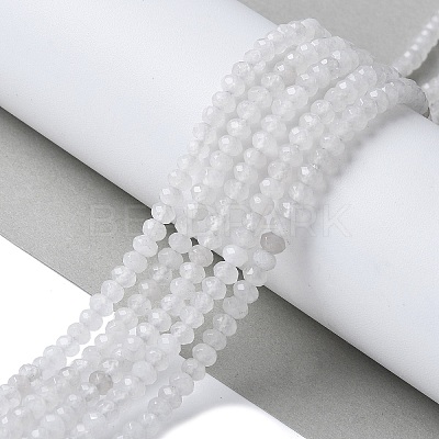 Natural Malaysia Jade Rondelle Beads Strands X-G-E316-2x4mm-63-1