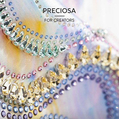 Preciosa® Crystal Hotfix Flatback Stones Y-PRC-HSS16-00530-200-1