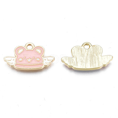 Alloy Enamel Pendants PALLOY-N170-034B-NR-1