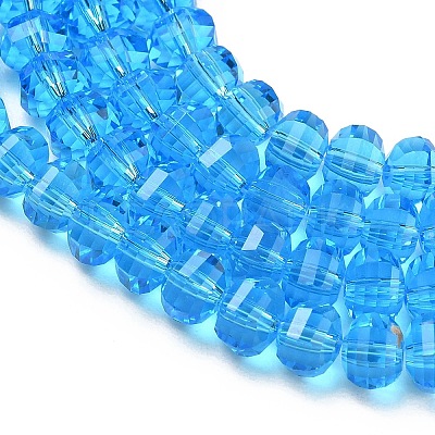 Transparent Glass Beads Strands GLAA-G125-01A-05-1