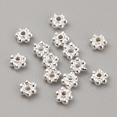 925 Sterling Silver Spacer Beads STER-WH0010-15S-1