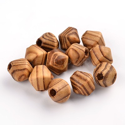 Undyed Natural Wood Beads WOOD-Q012-03A-LF-1