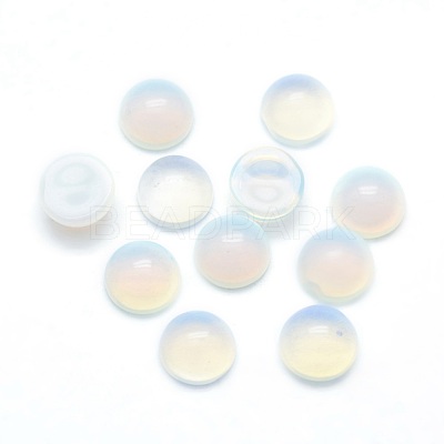Opalite Cabochons G-P393-R10-6mm-1