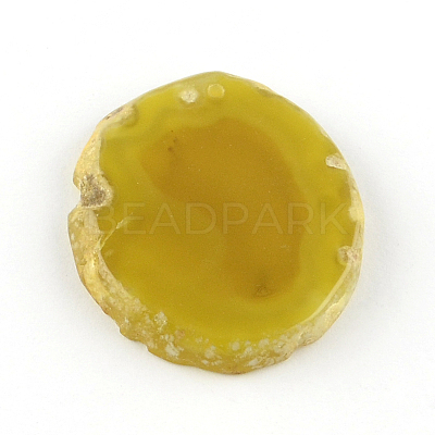 Dyed Mixed Shape Natural Agate Gemstone Big Pendants G-R300-06-1