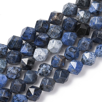 Natural Dumortierite Quartz Beads Strands G-F523-17-10mm-01-1