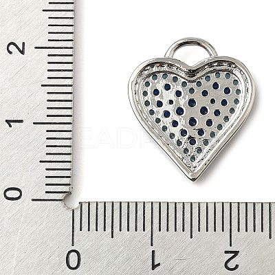 Brass Micro Pave Cubic Zirconia Pendants KK-I276-29P-03-1