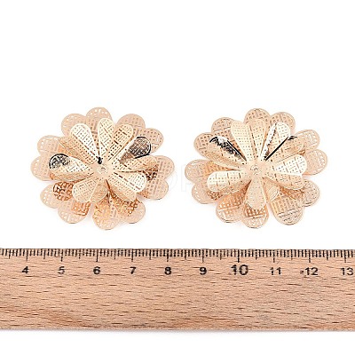 Brass Bead Caps KK-N278-08KCG-1