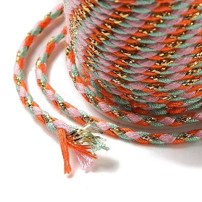 4-Ply Polycotton Cord with Metallic Thread OCOR-Z003-D98-1