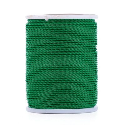 Round Waxed Polyester Cord YC-G006-01-1.0mm-18-1