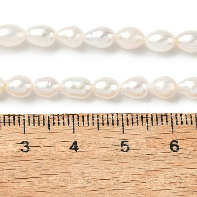 Natural Cultured Freshwater Pearl Beads Strands PEAR-C004-03-1