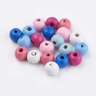 Natural Wood Beads X-WOOD-Q030-58-1