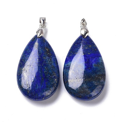 Natural Lapis Lazuli Pendants X-G-D084-01P-B01-1