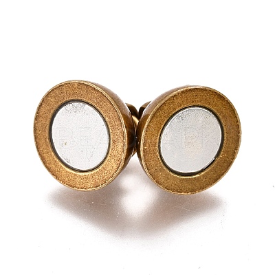 Brass Magnetic Clasps with Loops KK-XCP0001-09-1