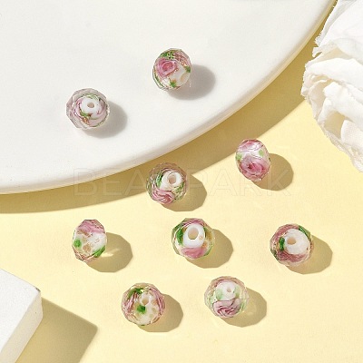Handmade Gold Sand Lampwork Beads X-L26BN011-1