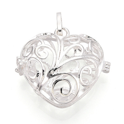 Rack Plating Brass Cage Pendants LS-KK-Q402-08S-1