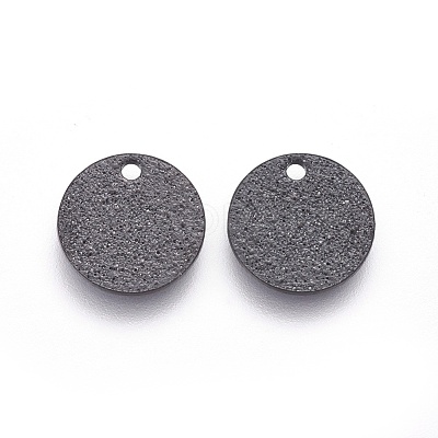 304 Stainless Steel Charms STAS-E455-02B-10mm-1