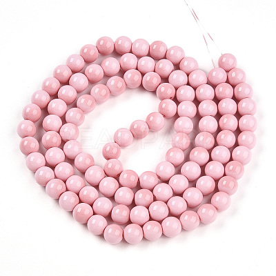 Baking Paint Glass Beads X1-DGLA-N012-8mm-01-1