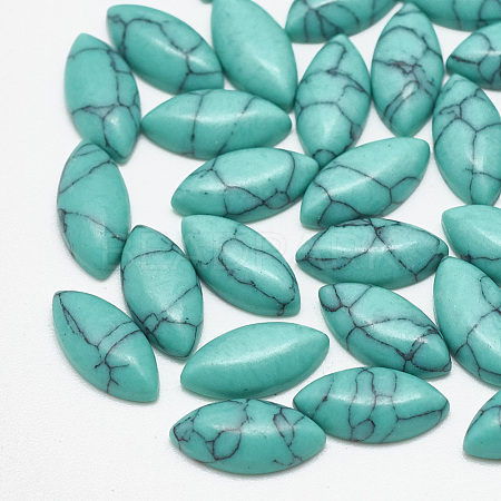 Synthetic Turquoise Cabochons TURQ-S290-63A-01-1