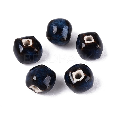 Vintage Handmade Porcelain Beads PORC-N013-18-02-1