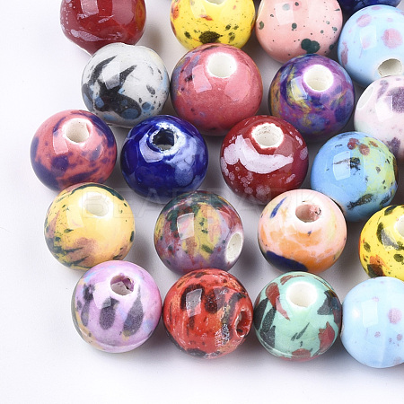 Handmade Porcelain Beads PORC-Q262-03-1