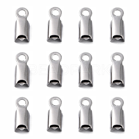 Tarnish Resistant 304 Stainless Steel Folding Crimp Ends STAS-R063-29-1