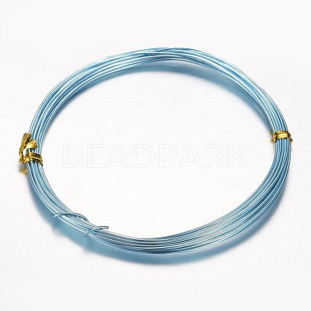 Round Aluminum Craft Wire AW-D009-0.8mm-10m-24-1