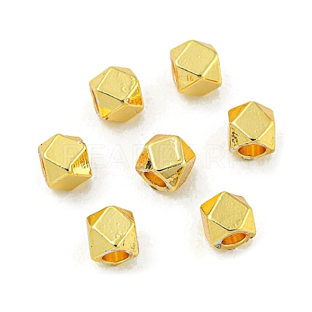 Rack Plating Brass Spacer Beads FIND-T071-03G-B02-RS-1