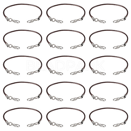 30Pcs Korean Waxed Polyester Cord Bracelet Making YC-TADJ0001-02D-1