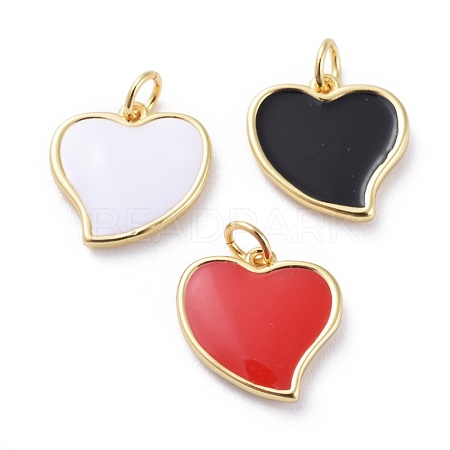 Enamel Charms KK-G363-46G-1