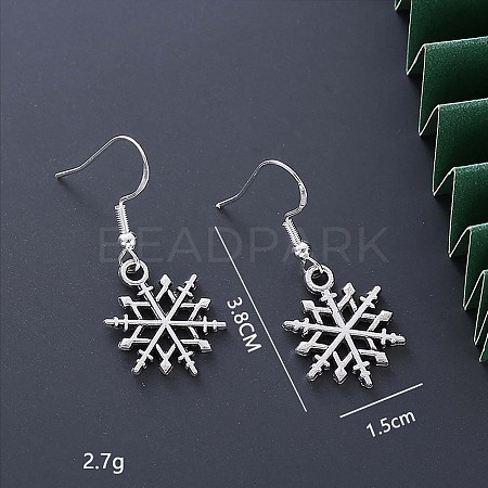 Brass & Alloy Dangle Earrings FS-WG95800-06-1