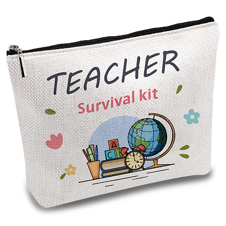 Nurse Theme Polycotton Custom Canvas Stroage Bags ABAG-WH0029-123-1