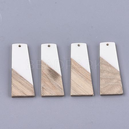 Resin & Walnut Wood Pendants RESI-S358-83H-1