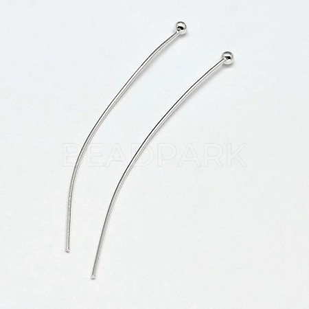 925 Sterling Silver Ball Head Pins STER-F018-03A-1