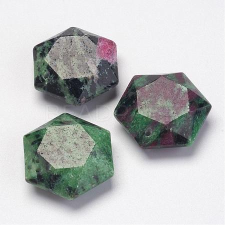 Natural Ruby in Zoisite Pendants G-P264-04-1