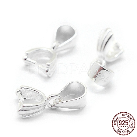 925 Sterling Silver Pendant Bails STER-I016-124A-1