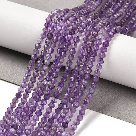 Natural Amethyst Beads Strands X-G-K373-B03-03-1