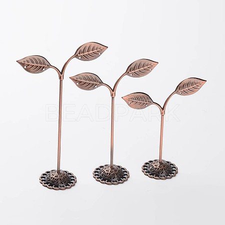 3 Pcs Iron Earring Displays Sets X-EDIS-P001-03C-1